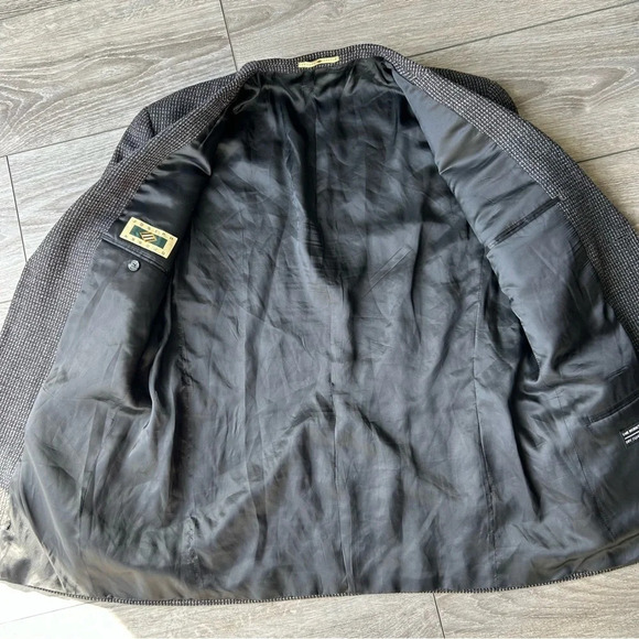 Vintage Joseph Abboud Wool Blend Twill Blazer Union Made in USA - Picture 12 of 16